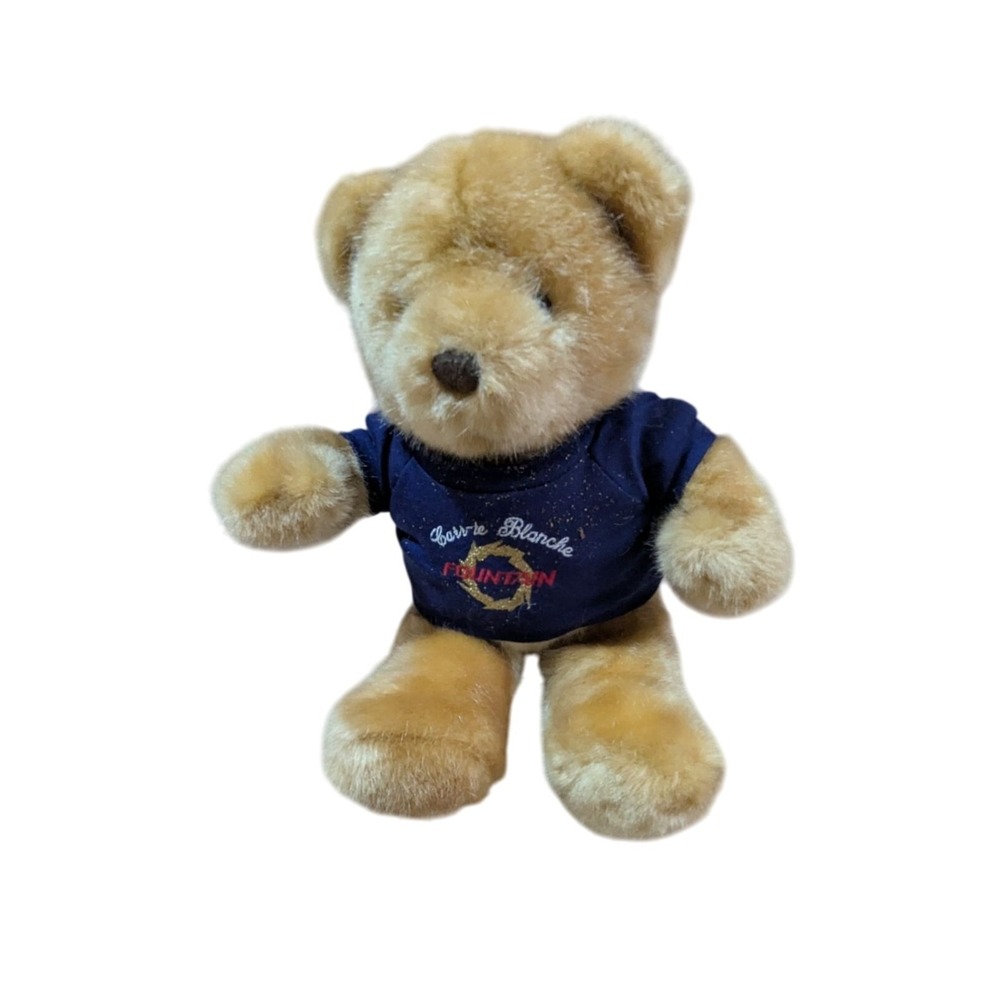 Camp Seafarer Teddy Bear In Navy Shirt Its All Greek to me 12"